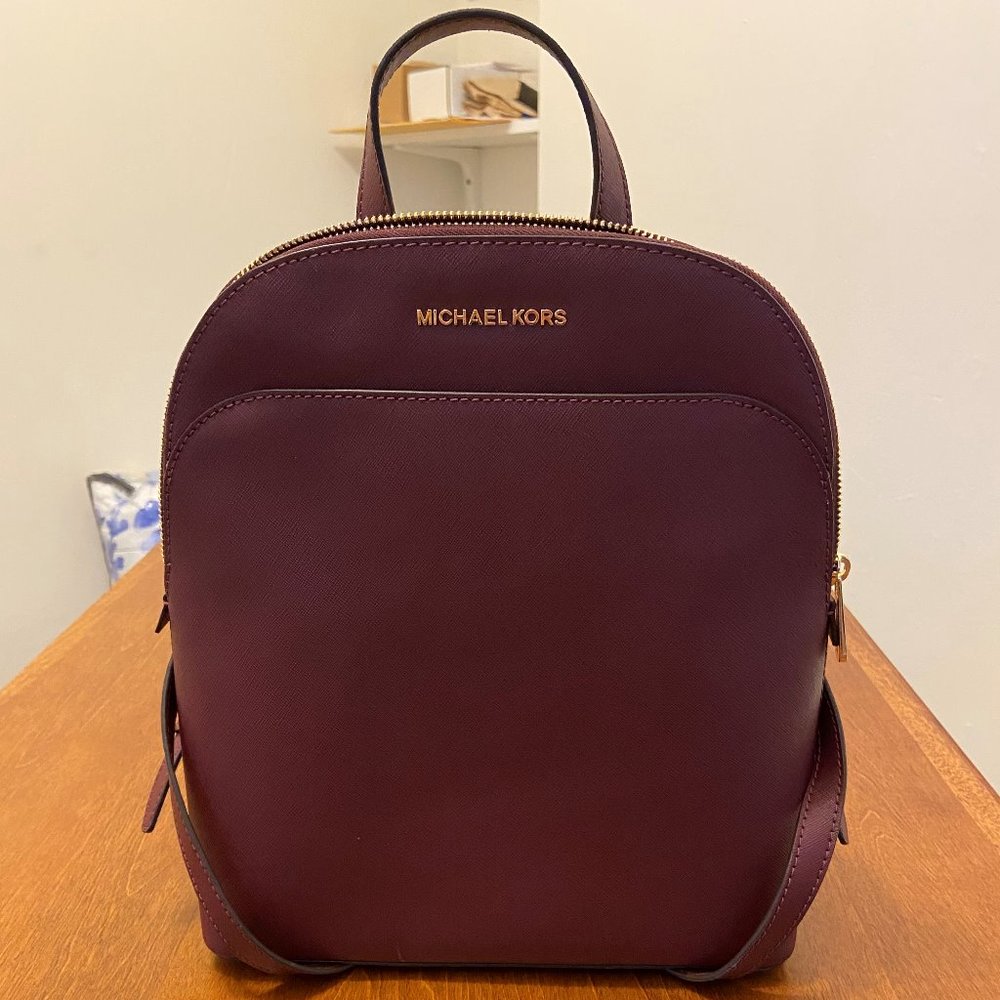 Michael Kors Large Backpack Burgundy